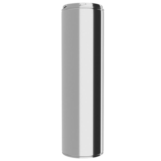 Edelstahlschornstein Längenelement 120 - 1000 mm / Ø 80-100-130-150-180-200 mm