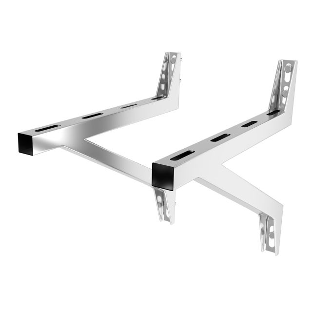 Edelstahlschornstein Wandkonsole Premium 450mm - 1120mm (1 Paar)