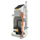 Ø 150mm Schornstein online konfigurieren Matt Innen- und Außenmontage - Steck-Fit