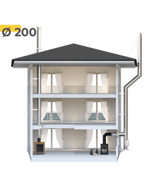 Ø 200mm Schornstein online konfigurieren