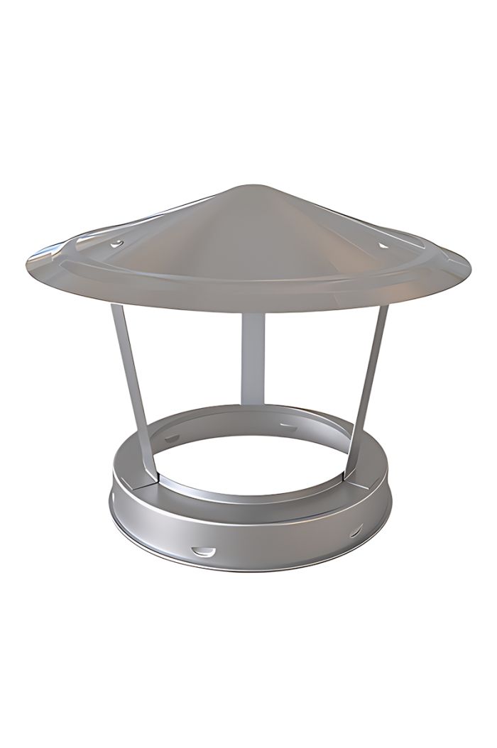 Edelstahlschornstein Regenhaube ID 130-150-180-200 mm