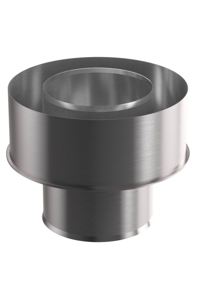 Conduit-Fix - Adaptateur simple vers double paroi (Mâle) Ø150mm