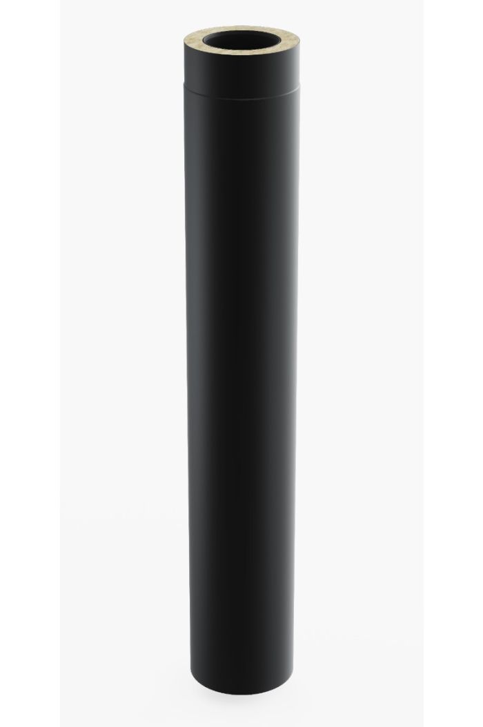 Steck-Fit Längenelement schwarz 120 - 1000 mm / Ø 100-130-150-180-200 mm