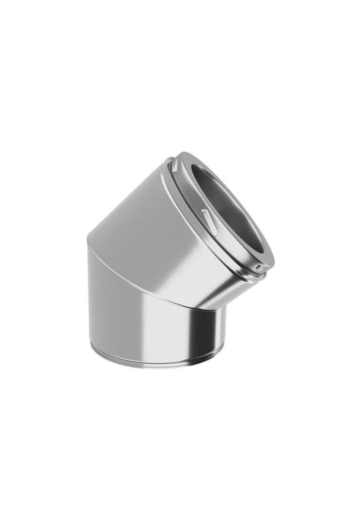 Edelstahlschornstein Versatzbogen Ø 80-100-130-150-180-200 mm