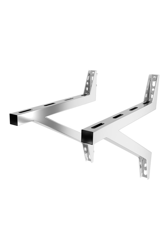 Edelstahlschornstein Wandkonsole Premium 450mm - 1120mm (1 Paar)